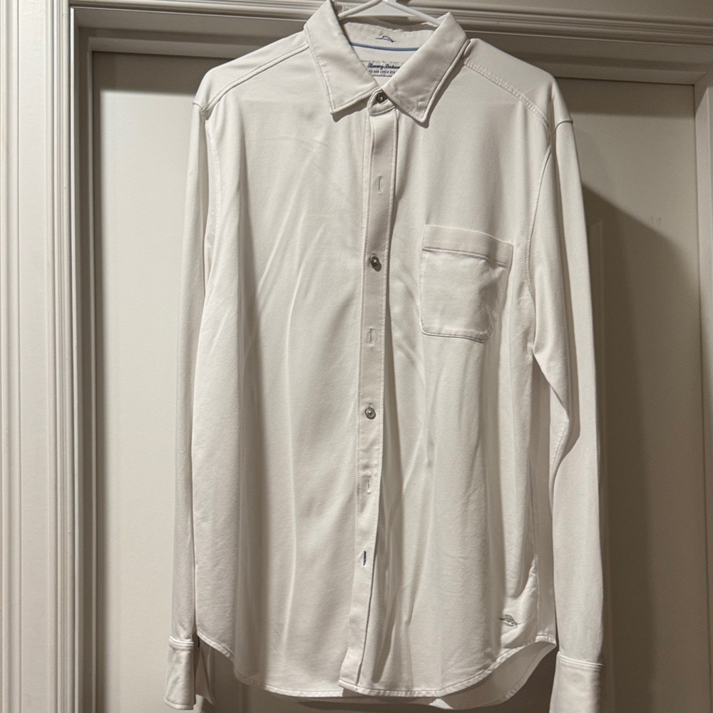 Tommy Bahama Cream Casual Button Down Shirt